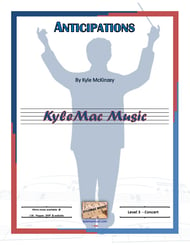 Anticipations Concert Band sheet music cover Thumbnail